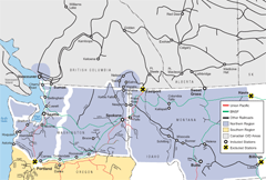 I-5 corridor northern detail map thumbnail