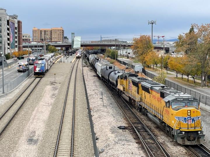 SLC Bridge with UP Train | M